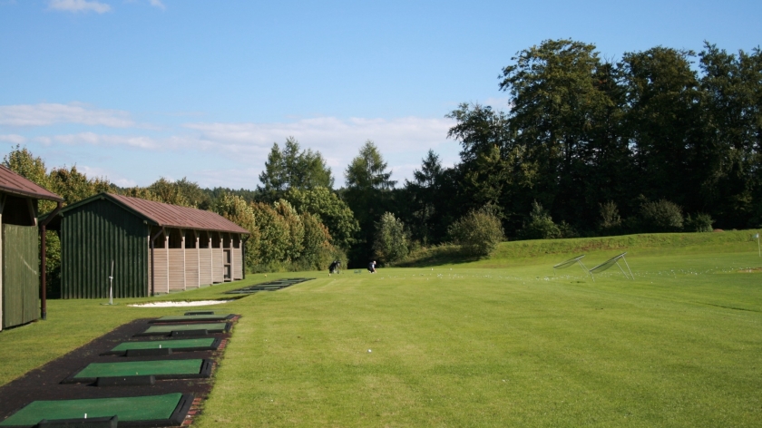 Blick auf die Driving Range