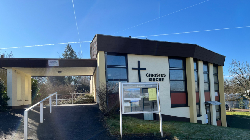 Außenansicht der Christus Kirche